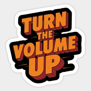 Turn the volume up mayor of New York City Sticker